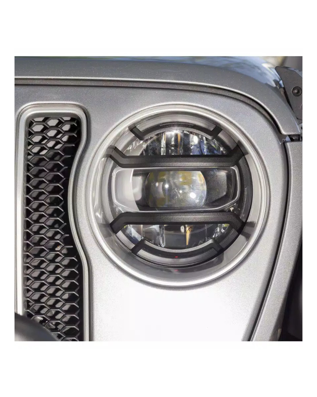 Rugged Ridge Elite Euro Headlight Guards - Jeep Wrangler JL (2018-2025) / Gladiator JT ( 2020 - 2025 )