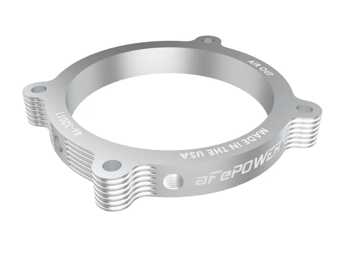 aFe Power Silver Bullet Throttle Body Spacer - Jeep Wrangler JL V6-3.6L (2018-2025) / Gladiator JT (2020-2025)