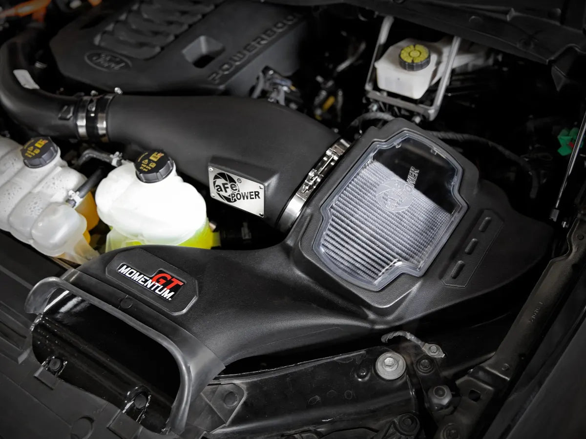 aFe Power Momentum GT Cold Air Intake System w/ Pro DRY S Filter 50-70099D - Ford F-150 V6-3.5L (tt) PowerBoost (2021-2025)