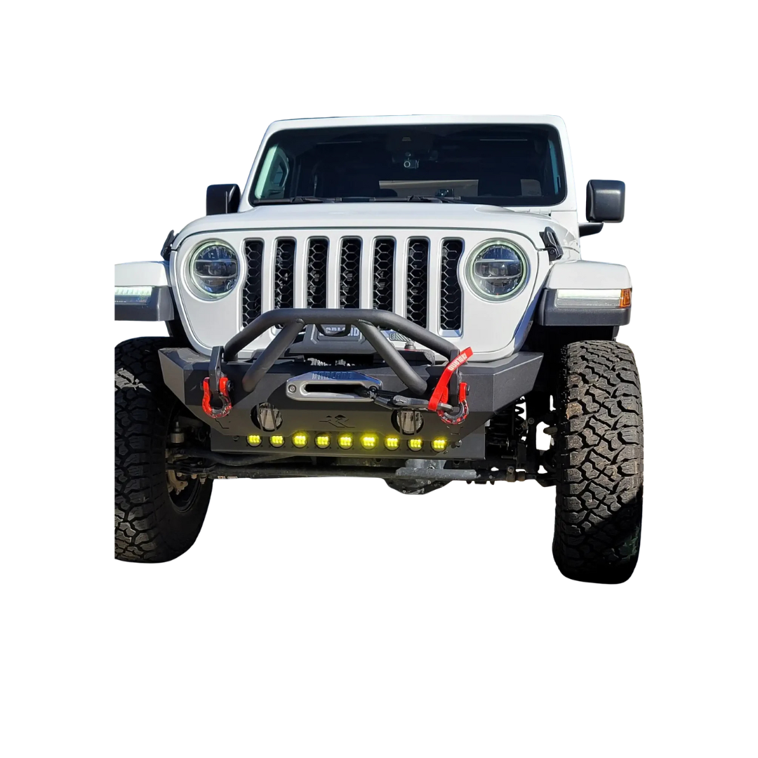 Oracle Lighting Skid Plate with Integrated LED Emitters (Yellow) - Jeep Wrangler JL (2018-2025) / Gladiator JT (2020-2025)