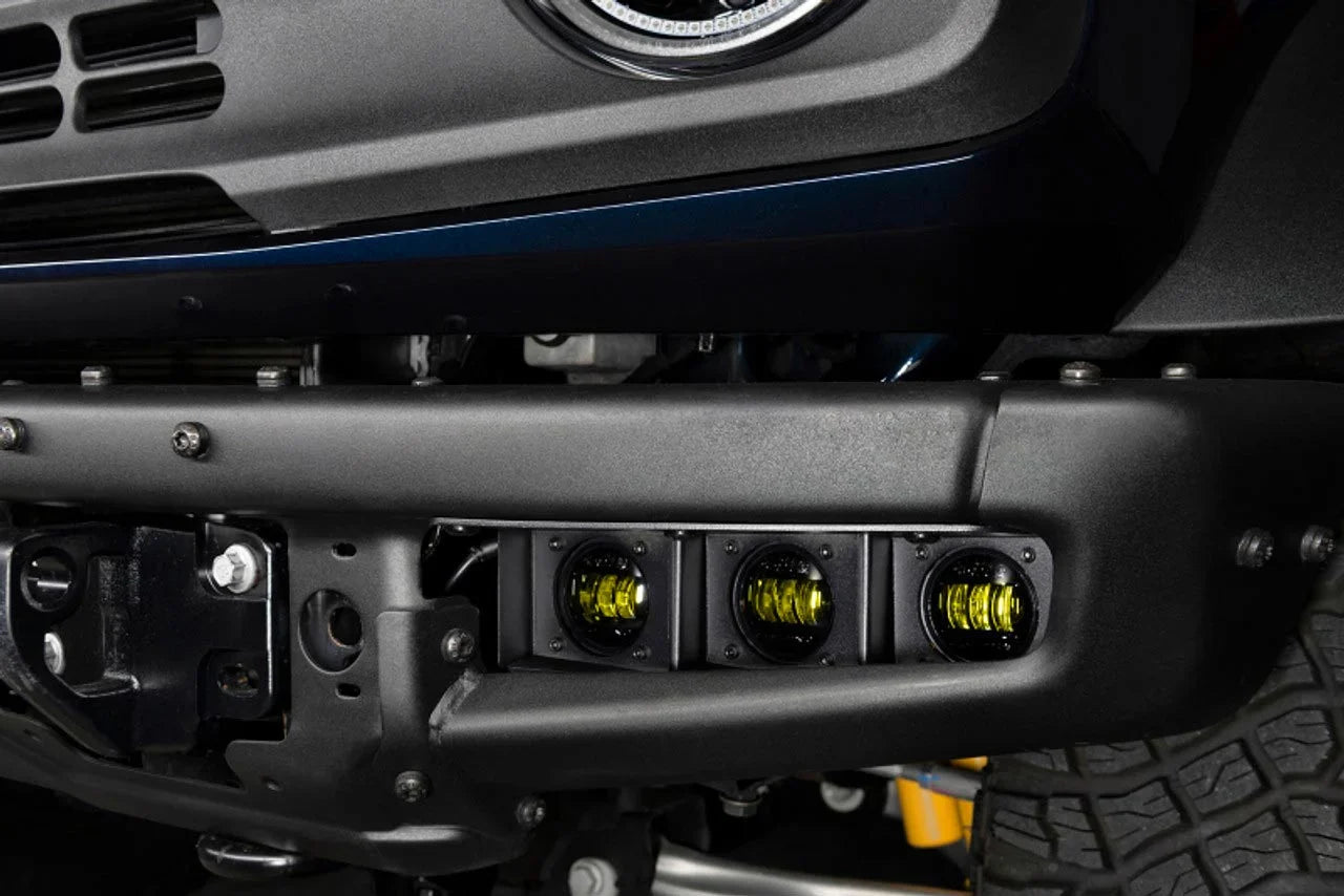Oracle Lighting Triple LED Fog Light Kit (Yellow)- Ford Bronco (2021-2023)