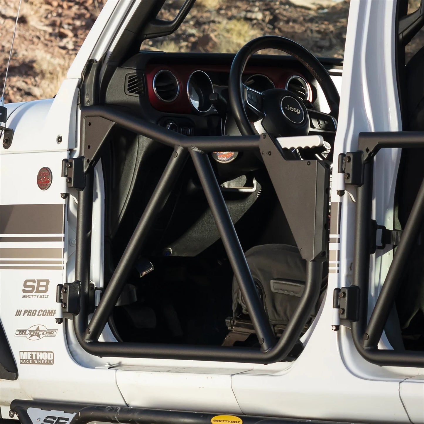 Smittybilt GEN3 Front Tubular Doors with Door Skins - Jeep Wrangler JL ( 2018 - 2025 ) / Gladiator JT ( 2020 - 2025 )