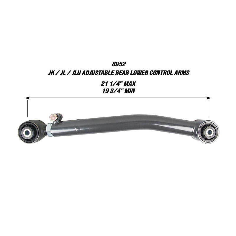 Synergy Manufacturing Adjustable Rear Lower Control Arms - Jeep Wrangler JK (2007-2018) / JL (2018-2025)