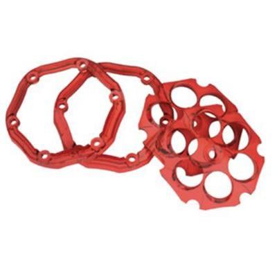 J.W. Speaker Trail 6 Sport 3.7" Round LED Off Road Light Pods with Trail 6 Appearance Kit (Red) - Universal