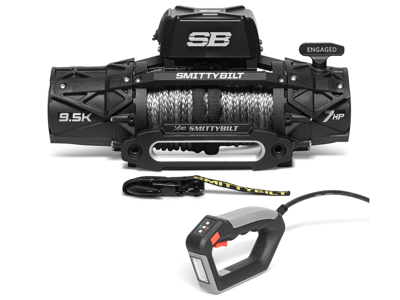 Smittybilt XRC Gen3 9.5K Comp Series Winch with Synthetic Cable - Universal