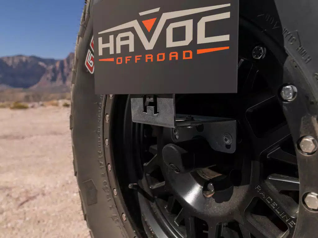 Havoc Offroad License Plate Relocation Bracket - Ford Bronco (2021-2023)