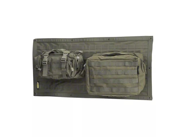Smittybilt G.E.A.R. Tailgate Cover, Olive Drab - Jeep Wrangler JK