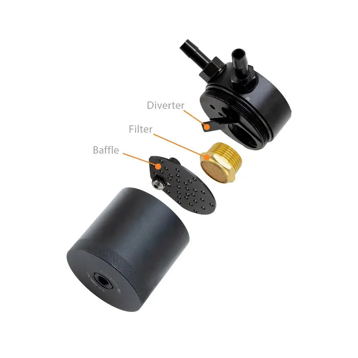 Mishimoto Baffled Oil Catch Can Kit - Ford Bronco 2.7L EcoBoost (2021-2023)