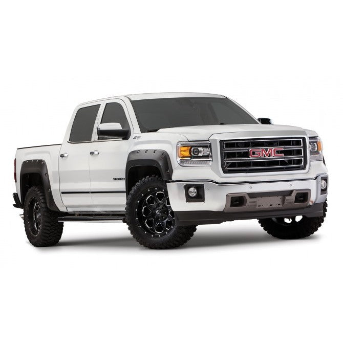 Bushwacker Pocket Style Fender Flare Set - GMC Sierra (2014-2015)