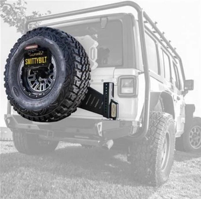 Smittybilt XRC/SRC GEN3 Frame-Mounted Tire Carrier - Jeep Wrangler JL (2018-2025)