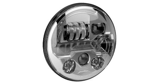 [0558123 ] J.W. Speaker 8700 Evolution EVO 3 Series 7 Inch Round LED Headlights (Chrome) - Jeep Wrangler JK (2007-2018) / JL (2018-2022)