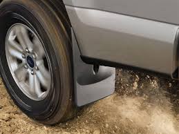[110134-120134] WeatherTech Front & Rear No-Drill Mud Flaps - Ford F-150 (2021-2024)