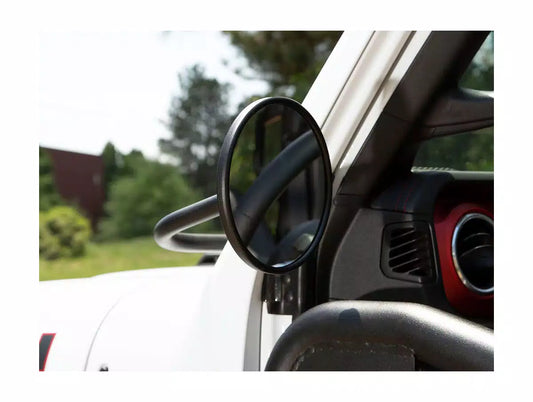 [11025.25] Rugged Ridge Round Trail Mirror Kit (Pair) - Jeep Wrangler JL ( 2018 - 2025 )