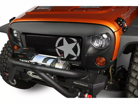 [12034.21] Rugged Ridge Spartan Star Grille Mesh Insert - Jeep Wrangler JK ( 2007 - 2018 )