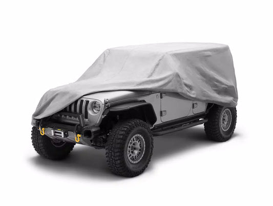 Rugged Ridge Weatherlite Cab Cover (Gray) - Jeep Wrangler Unlimited JK/JL 4-Door (2007-2023)