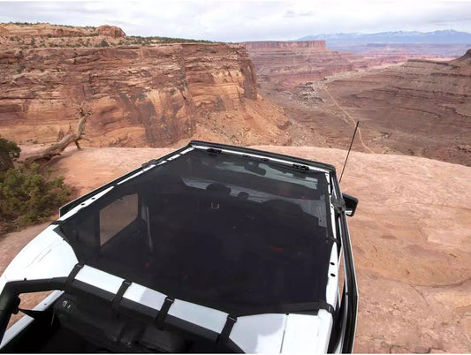Rugged Ridge Full Eclipse Sun Shade (Black) - Jeep Wrangler Unlimited JL 4-Door ( 2018 - 2025 )