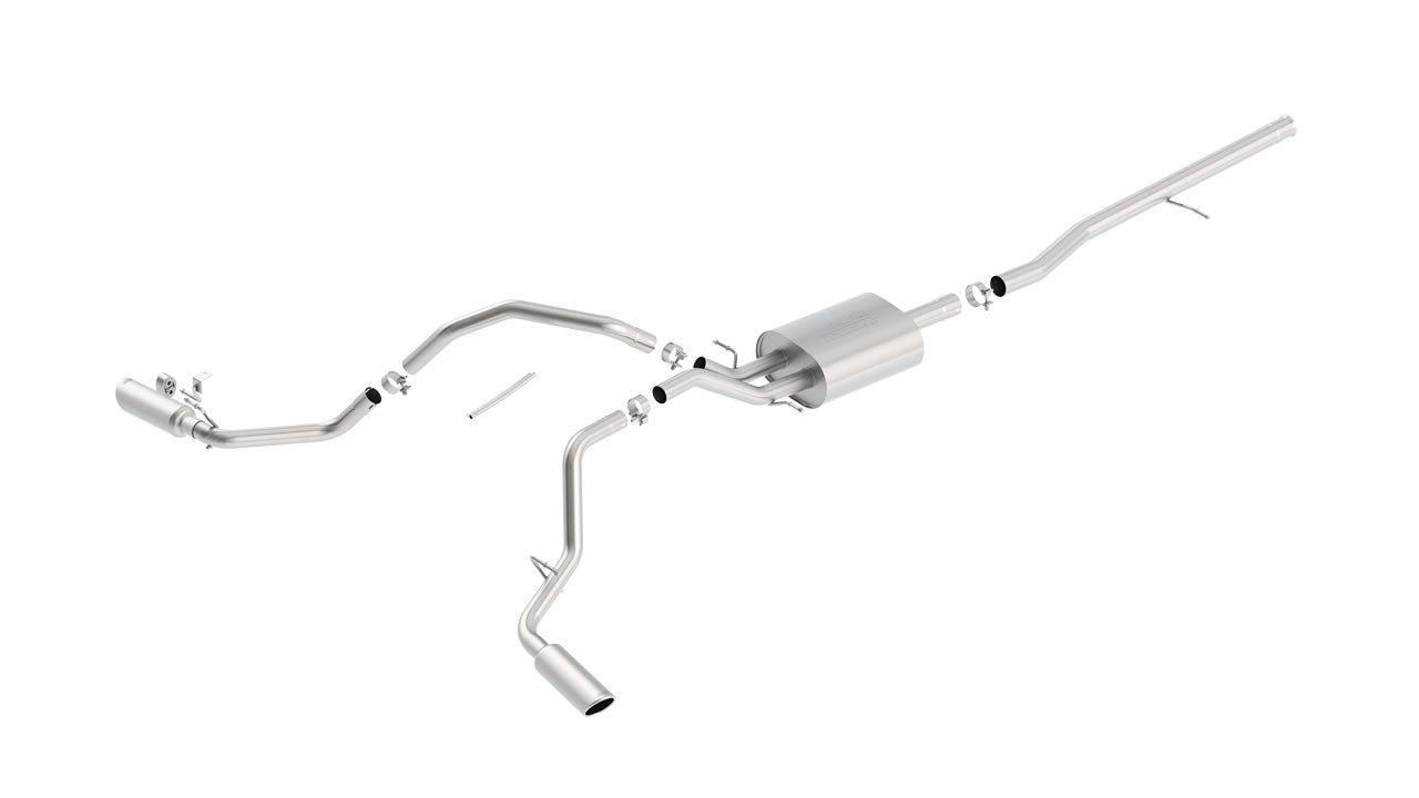 [140544] Borla (140544) Touring Cat-Back Exhaust System - Silverado/Sierra 1500 V8 5.3L ( 2014 - 2018 )