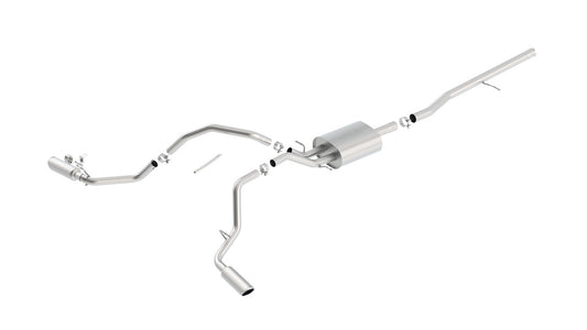 [140544] Borla (140544) Touring Cat-Back Exhaust System - Silverado/Sierra 1500 V8 5.3L ( 2014 - 2018 )