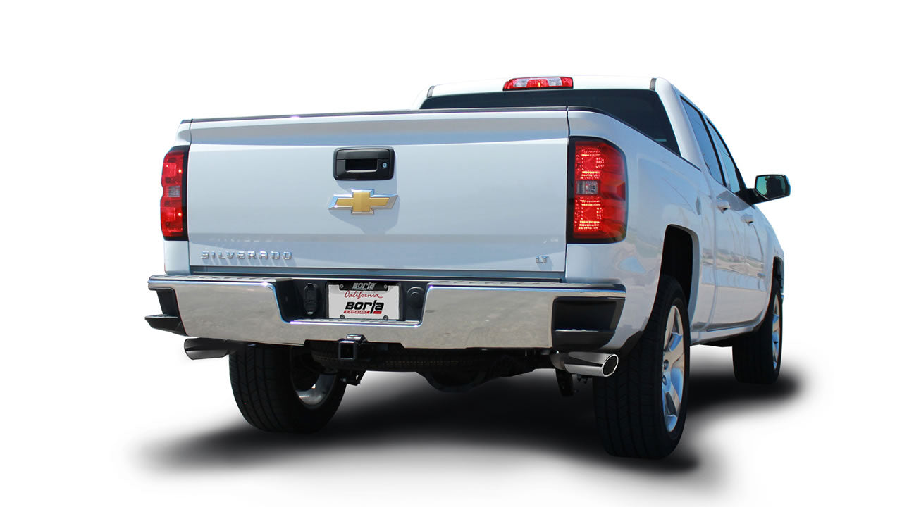 [140544] Borla (140544) Touring Cat-Back Exhaust System - Silverado/Sierra 1500 V8 5.3L ( 2014 - 2018 )