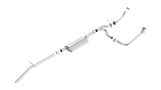 [140634] Borla (140634) "Climber" S-Type Cat-Back Exhaust System (Single Left Rear Exit) 4 Door - Jeep Wrangler Unlimited JK 4-Door ( 2012 - 2018 )