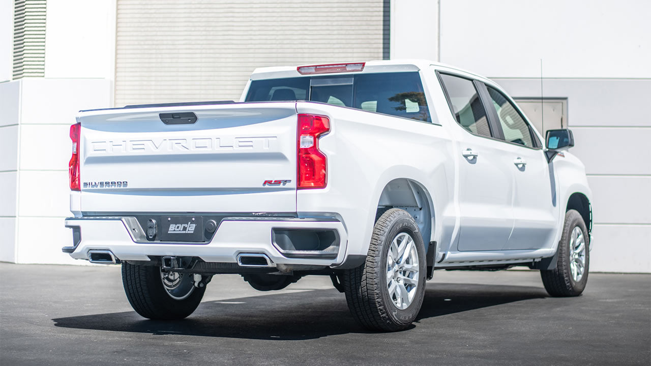 [140769] Borla (140769) S-Type Cat-Back Exhaust System (Single Split Rear Exit) - Silverado/Sierra 1500 5.3L V8 ( 2019-2025 )