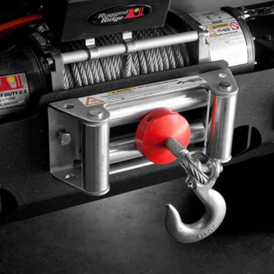 Rugged Ridge Red Winch Cable Stopper - Universal