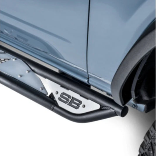 Smittybilt Apollo Rock Sliders with Steps - Jeep Wrangler JK 2-Door ( 2007 - 2018 )