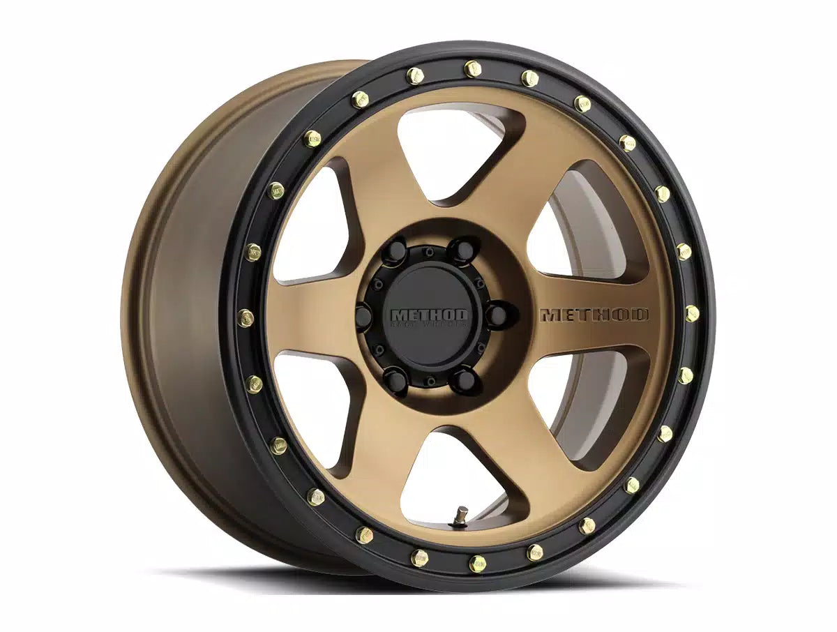 [MRWMR31078550900] Method Race Wheels MR310 Con 6, 17X8.5 with 5 on 5 Bolt Pattern - Bronze with Black Lip - Jeep Wrangler Jk ( 2007 - 2017 )