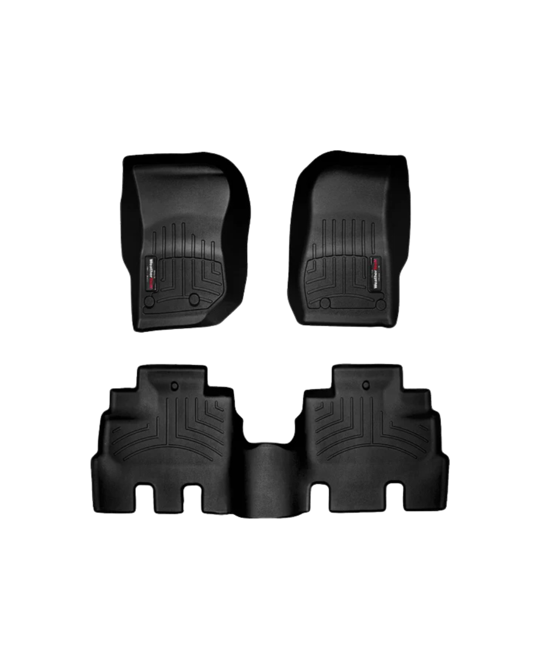 [44573-1-2] WeatherTech DigitalFit (Front + Rear) Floor Liners - Jeep Wrangler Unlimited JK 4-Door ( 2014 - 2018 )