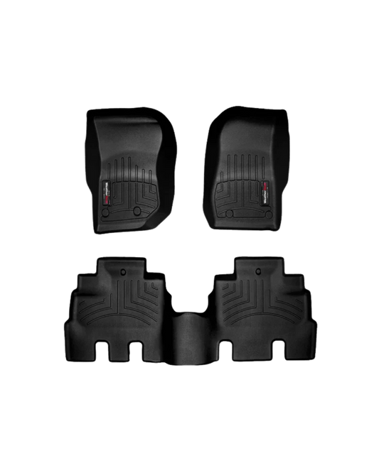 [44573-1-2] WeatherTech DigitalFit (Front + Rear) Floor Liners - Jeep Wrangler Unlimited JK 4-Door ( 2014 - 2018 )