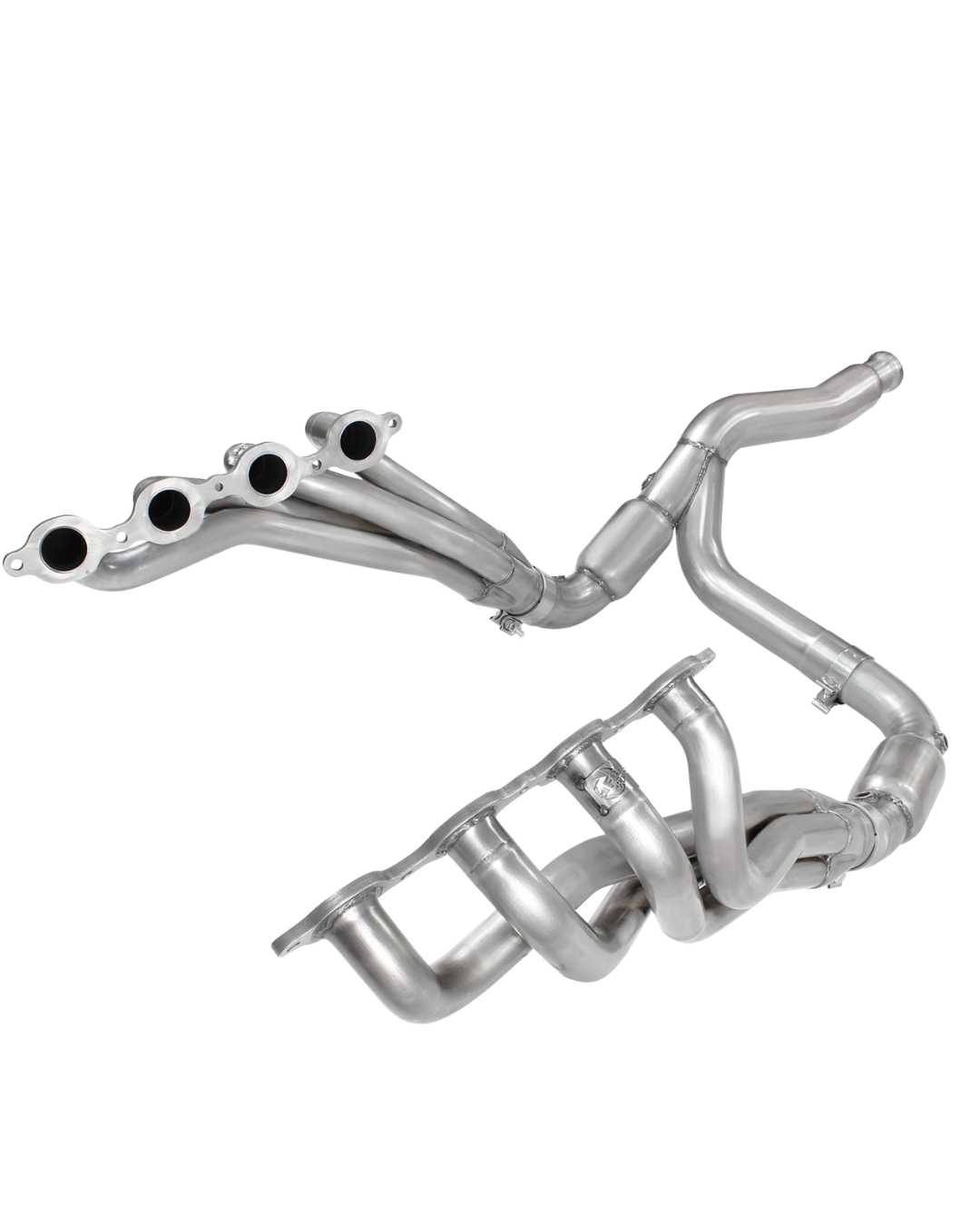 [48-44005-YC] aFe Power Twisted Steel Long Tube Headers & Y-Pipe w/ Cats (Street) - Silverado/Sierra V8-5.3L ( 2014 - 2018 )