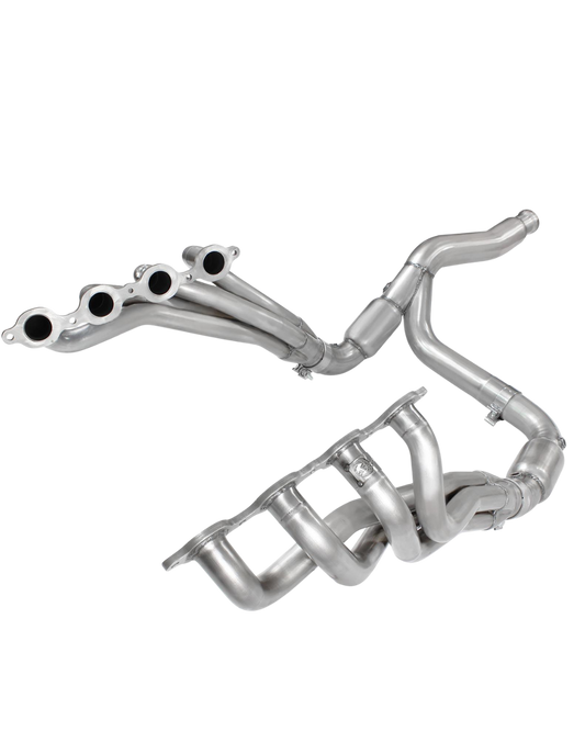[48-44005-YC] aFe Power Twisted Steel Long Tube Headers & Y-Pipe w/ Cats (Street) - Silverado/Sierra V8-5.3L ( 2014 - 2018 )