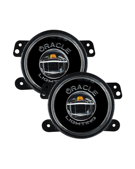 Oracle Lighting High Performance 20W LED Fog Lights (Amber) - Jeep Wrangler JK (2007-2018) / JL (2018-2025) / Gladiator JT (2020-2025)