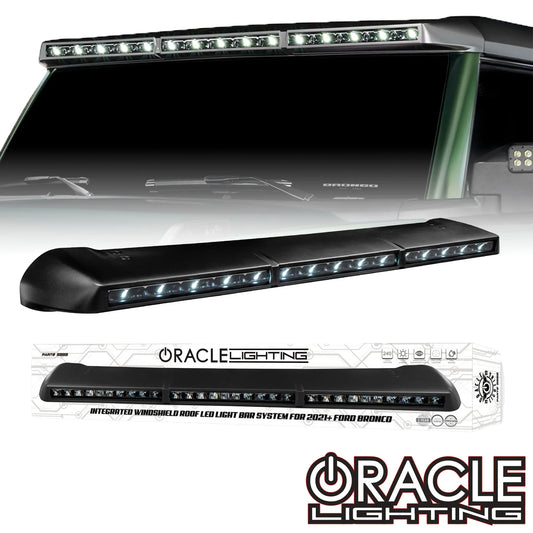 Oracle Lighting Integrated Windshield Roof LED Light Bar System - Ford Bronco (2021-2023)