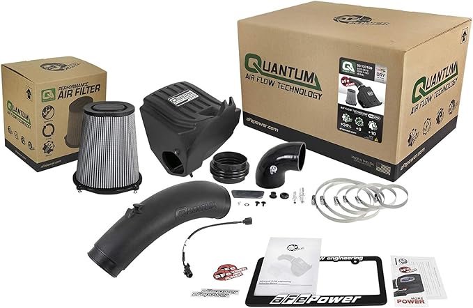 [53-10010D] aFe Power Quantum Cold Air Intake System w/Pro DRY S Filter Media - Ford F-150 V8-5.0L (2015-2020)