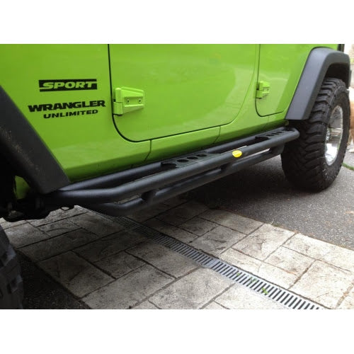 Smittybilt Rock Crawler Side Armor 76633 - Jeep Wrangler JK 2-Door