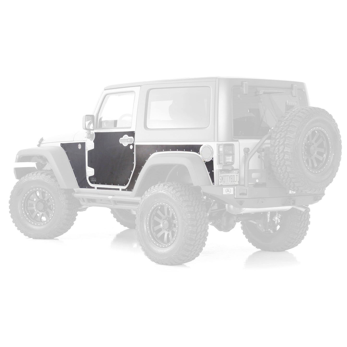 Smittybilt Mag-Armor Magnetic Trail Skins (9-Piece Set) 76992 - Jeep Wrangler JK 2-Door