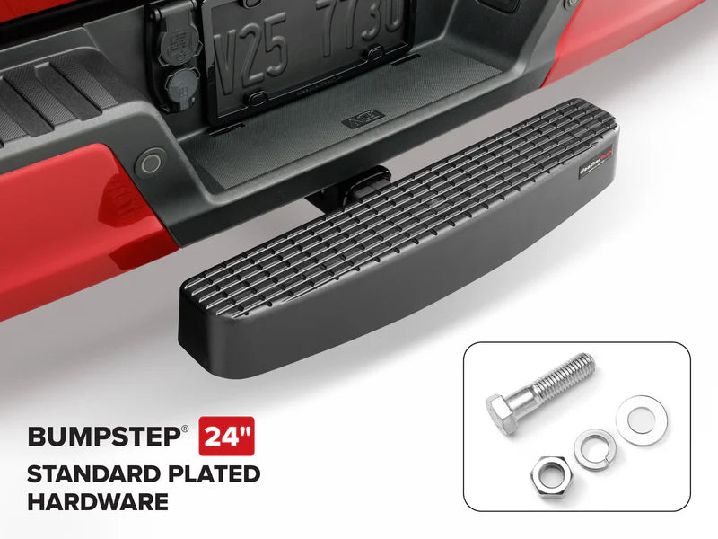 [81BS1XL] WeatherTech BumpstepXL Hitch Step with Standard Plated Hardware - Universal