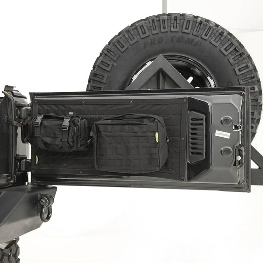 Smittybilt G.E.A.R. Tailgate Cover, Black - Jeep Wrangler JK