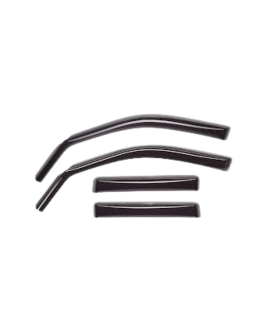 [86930] WeatherTech (Front + Rear) Side Window Deflectors (Double Cab) - Silverado/Sierra 1500 ( 2019 - 2025 )