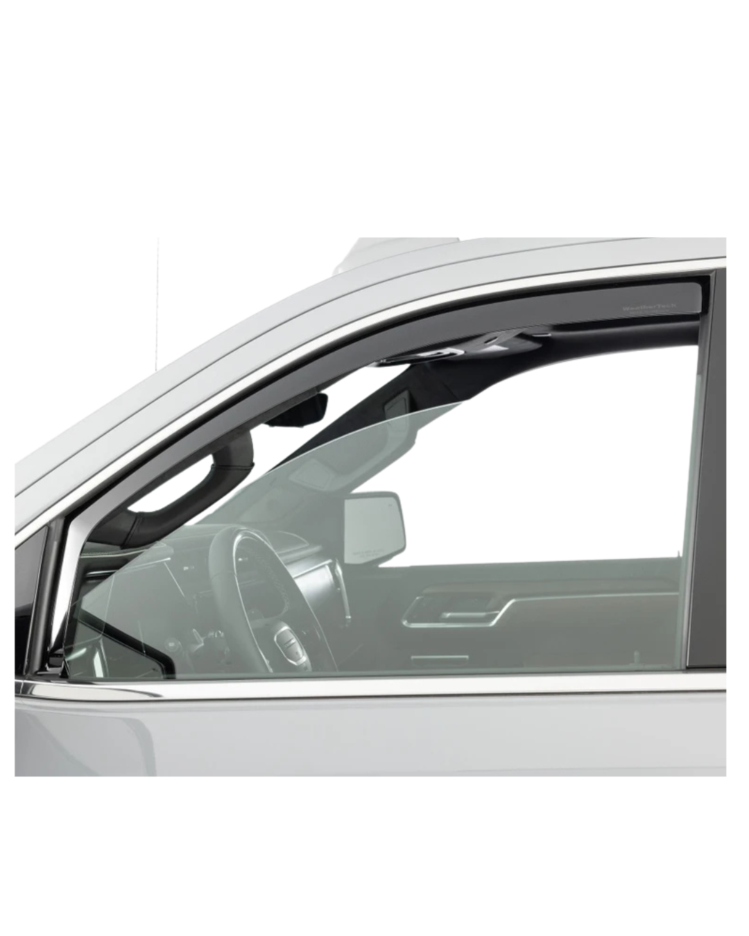 [80426] WeatherTech Side Window Deflector - Front - Silverado/Sierra (2007-2013) Regular Cab