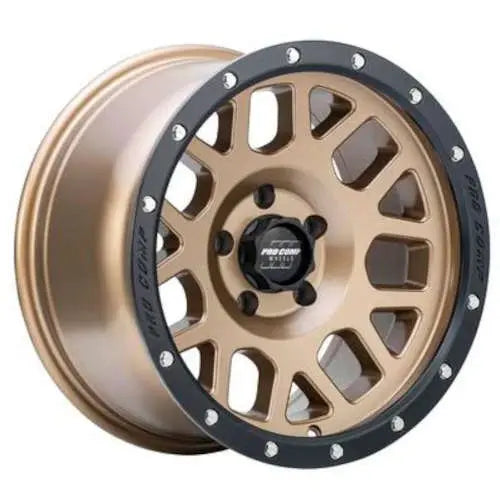[PXA9640-7973] Pro Comp 40 Series Vertigo Wheel, 17x9 with 5 on 5 Bolt Pattern - Matte Bronze - Jeep Wrangler JK/JL/Gladiator JT