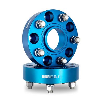 [BNWS-005-381BL] Mishimoto Borne Off-Road 6x139.7 Wheel Spacers (Blue) - Silverado/Sierra 1500 (1999-2022)
