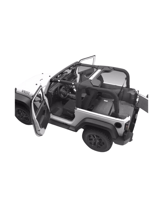 [BRJL18F2] Bedrug Front Floor Kit (2PC) - Jeep Wrangler JL 2-Door ( 2018 - 2025 )