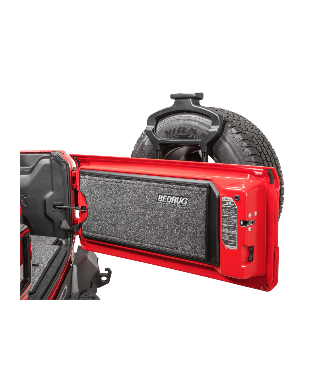 [BRJLTG] BedRug Tailgate Mat (Charcoal) - Jeep Wrangler JL ( 2018 - 2025 )