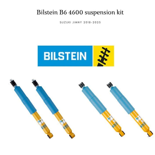 Bilstein (front+rear) B6 4600 series monotube shock absorbers - Suzuki Jimny 2018-2025