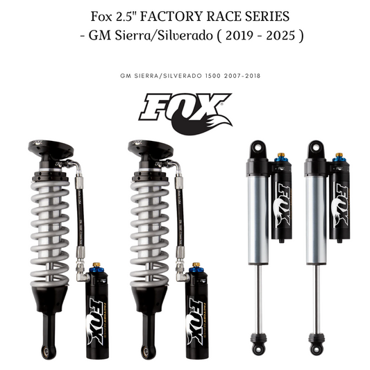 Fox (Front + Rear) Factory Race Series 2.5 Coil-over Reservoir Shocks (0-1.5" Lift) - Silverado/Sierra 1500 ( 2007 - 2018 )