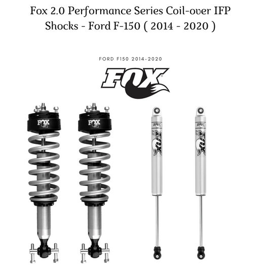 Fox ( Front + Rear ) 2.0 Performance Series Coil-over IFP Shocks - Ford F-150 ( 2014 - 2020 )
