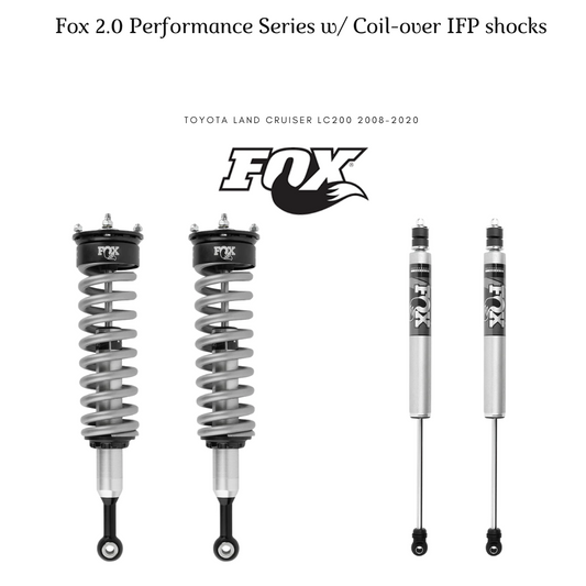 Fox (Front + Rear) 2.0 Performance Series Coil-over IFP Shocks - Toyota Land Cruiser 200 ( 2008 - 2020 )