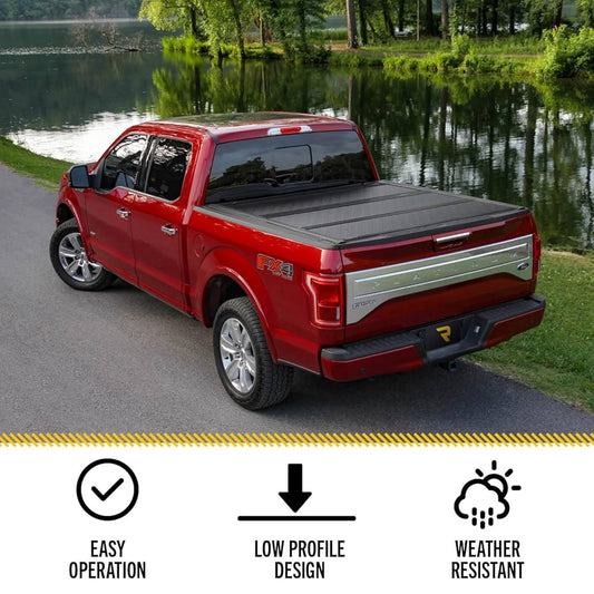 [FX21004] UnderCover Flex Hard Folding Tonneau Cover - FORD F-150 (Standard Bed) ( 2004 - 2014 )